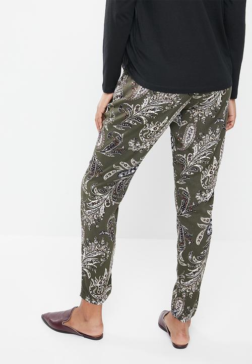 ONLY - Adelle pants - green