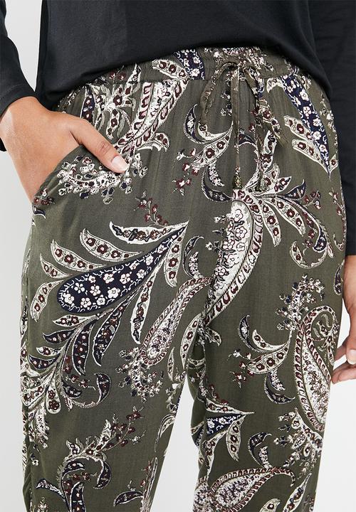 ONLY - Adelle pants - green