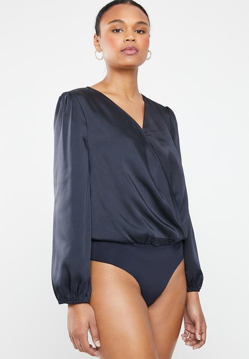 ONLY - Royal long sleeve bodysuit - navy