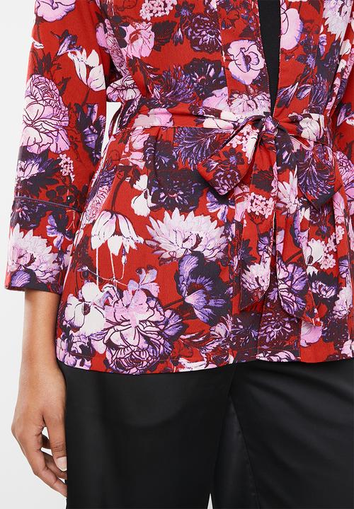 Vero Moda - Marlene short kimono - red