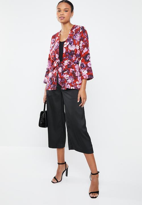 Vero Moda - Marlene short kimono - red