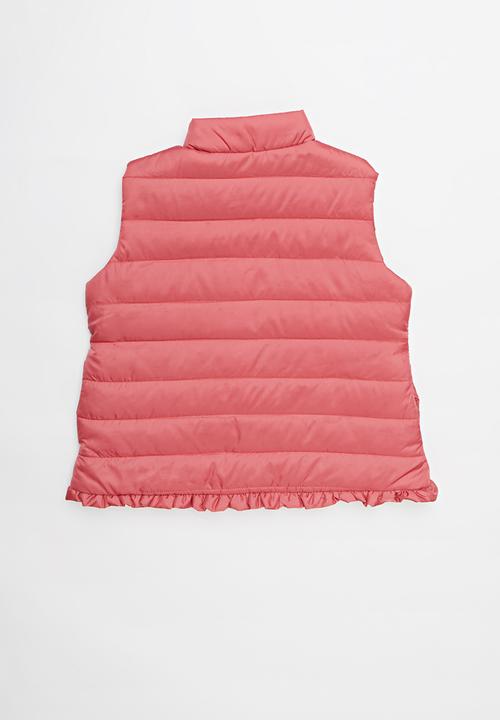 POLO - Sleeveless puffer jacket - pink