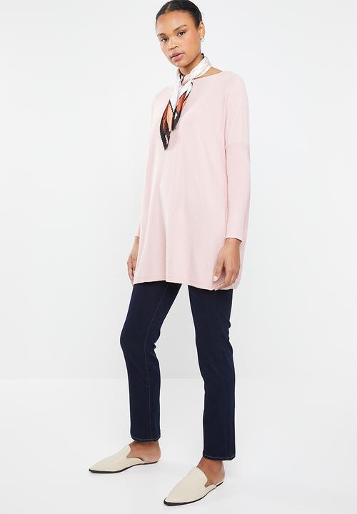 Revenge - Balloon sleeve knit - pink