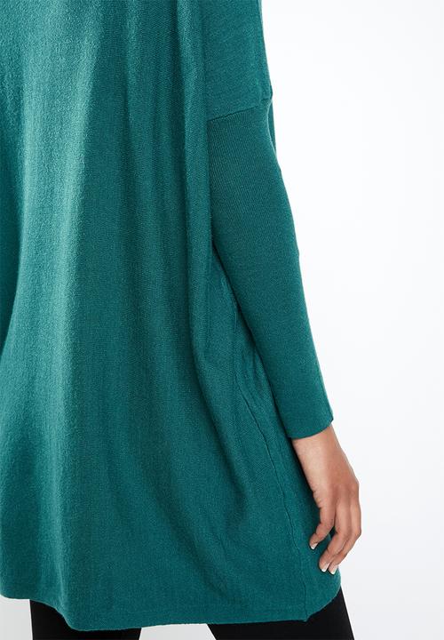 Revenge - Balloon sleeve knit - teal