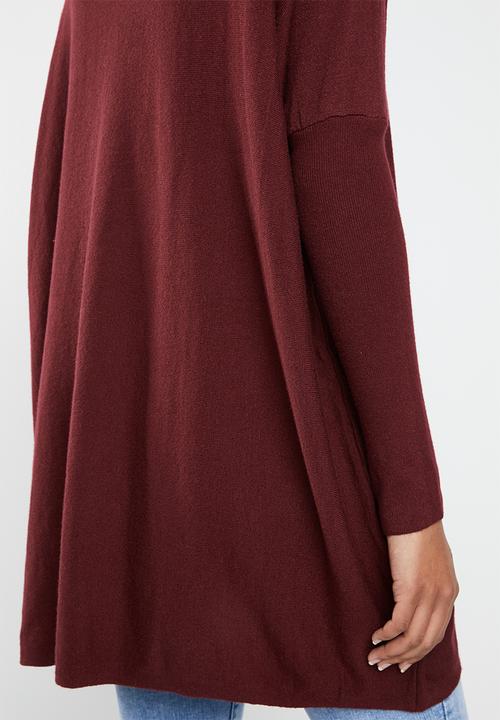 Revenge - Balloon sleeve knit - burgundy