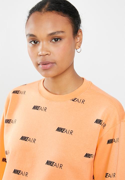Nike - Air fleece crew - orange