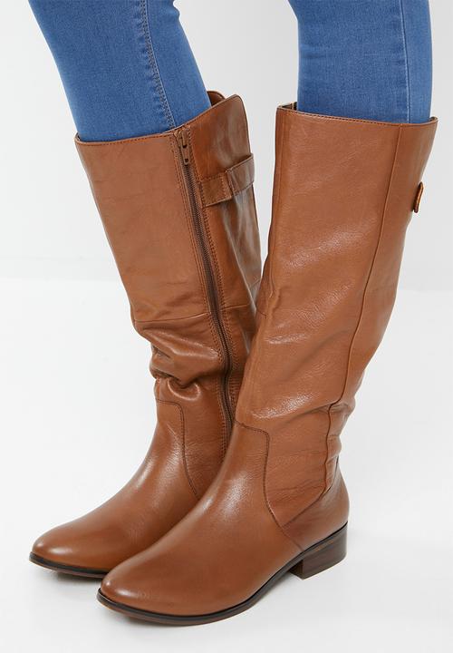 ALDO - Ginnis leather boot - cognac