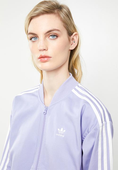 adidas Originals - 3 stripes pocket tracktop - purple