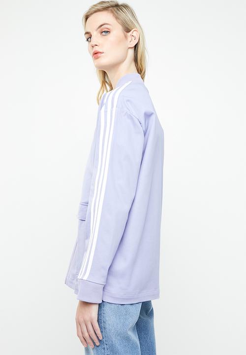 adidas Originals - 3 stripes pocket tracktop - purple