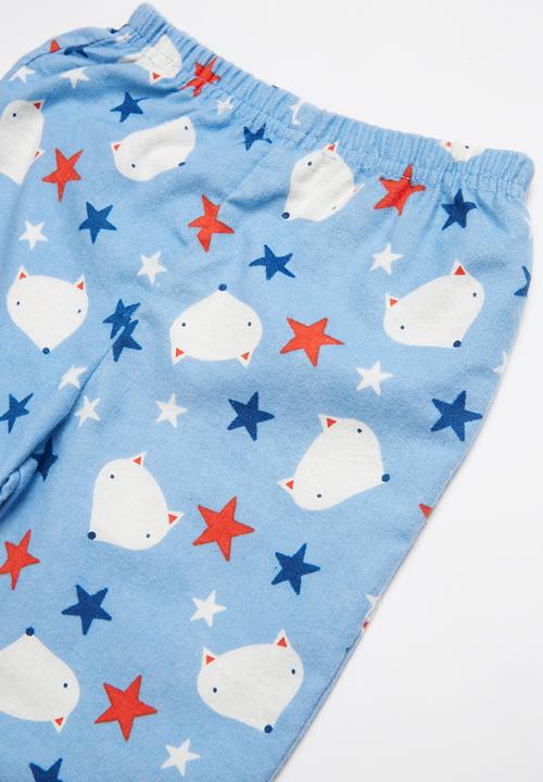 Pop Candy - Full flannel pyjamas - blue