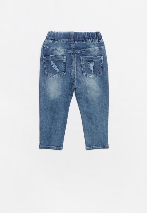 Pop Candy - Distressed denim jeans - mid blue