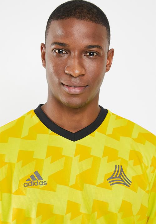 adidas Performance - Tango AOP jersey tee - yellow