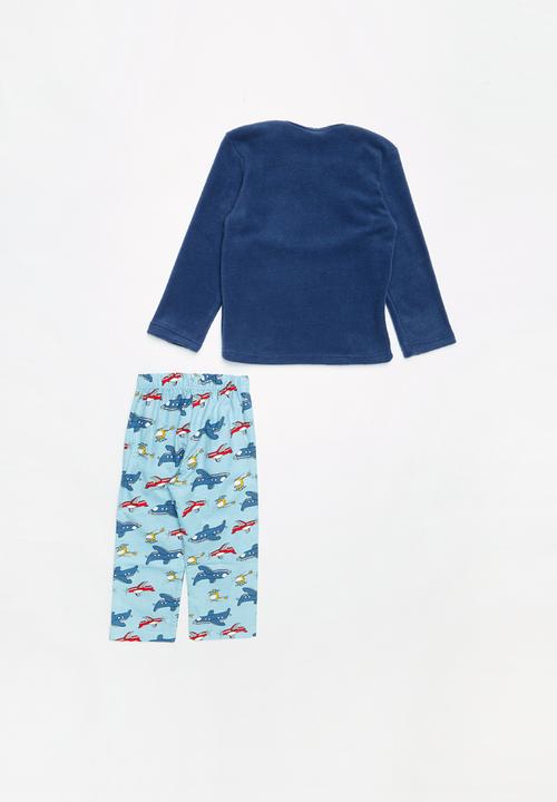 Pop Candy - Fleece and flannel pyjamas - blue