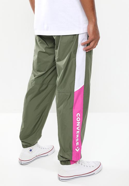 Converse - Converse woven shell pant - khaki green 