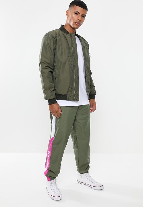 Converse - Converse woven shell pant - khaki green 