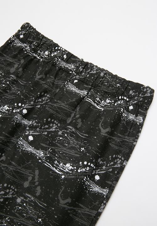 Pop Candy - Flannel splatter pyjama set - multi
