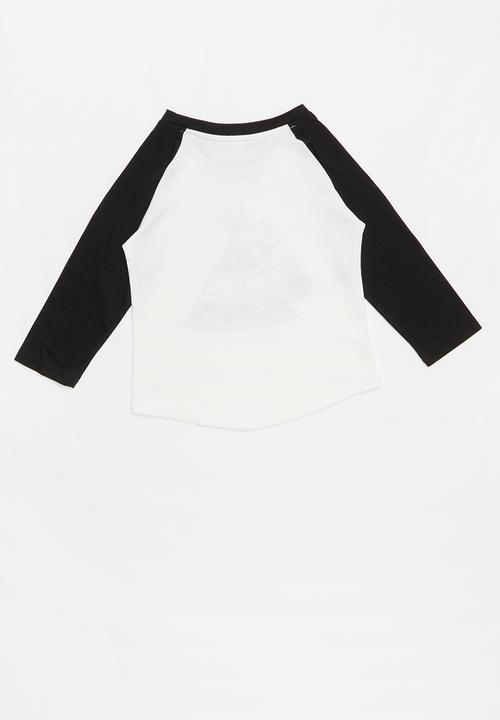 Pop Candy - Long sleeve printed tee - white