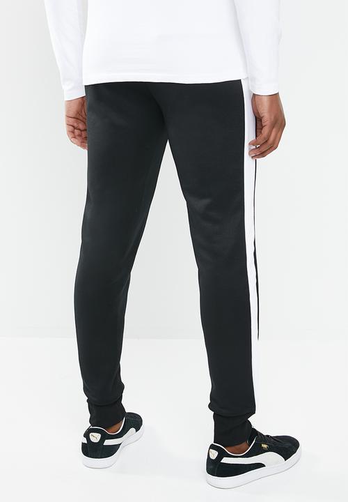 PUMA - Classics iconic t7 track pants - black & white