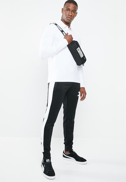 PUMA - Classics iconic t7 track pants - black & white