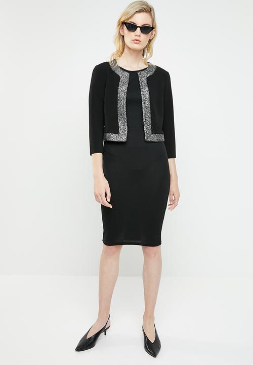 Vero Moda - Silverline blazer - black & silver