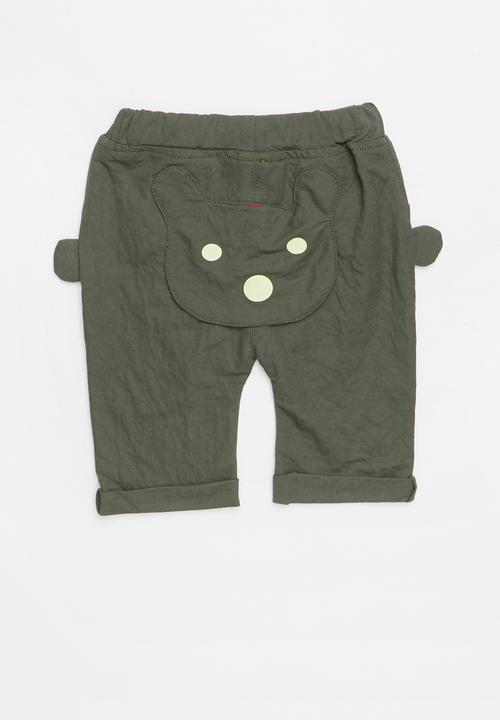 Pop Candy - Elasticated jogger dark - khaki