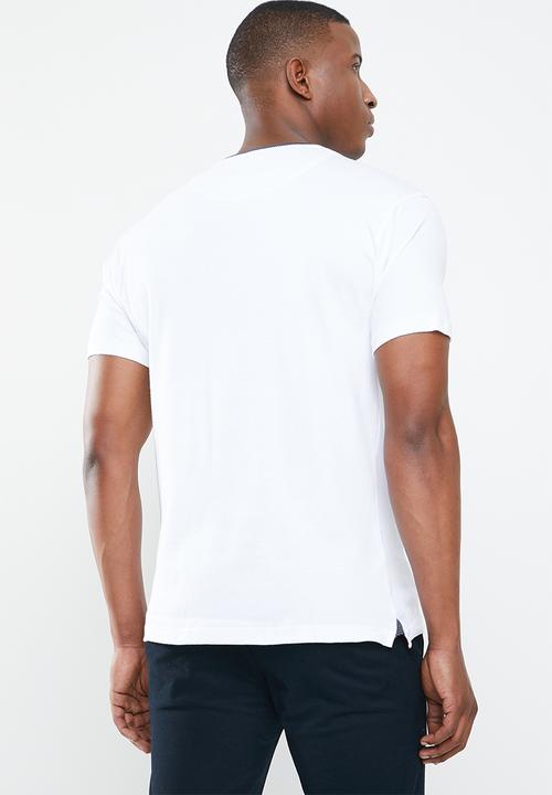 POLO - Fancy crew neck tee - white