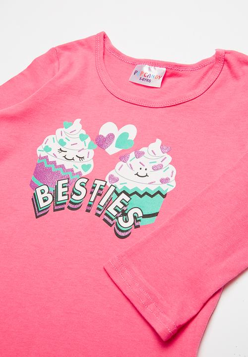 Pop Candy - Single jersey flannel cupcakes - multi