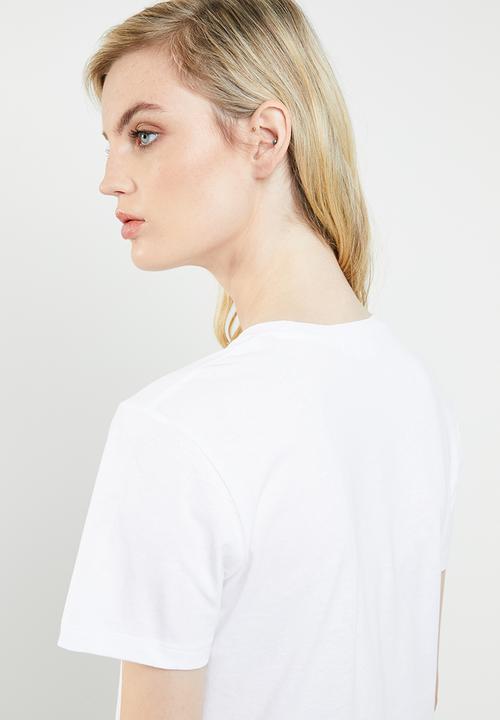 MANGO - Logo T-shirt - white