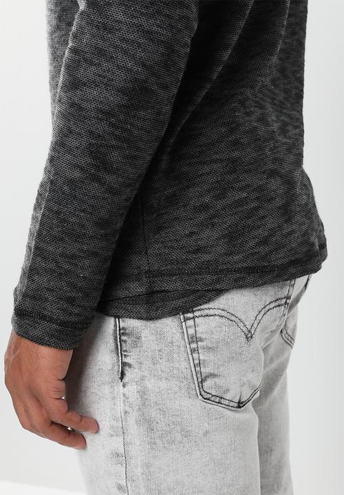 Brave Soul - Mata crew neck sweater - grey