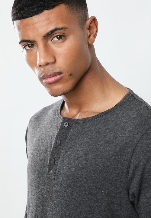 Brave Soul - Freddie branded lounge top - grey 
