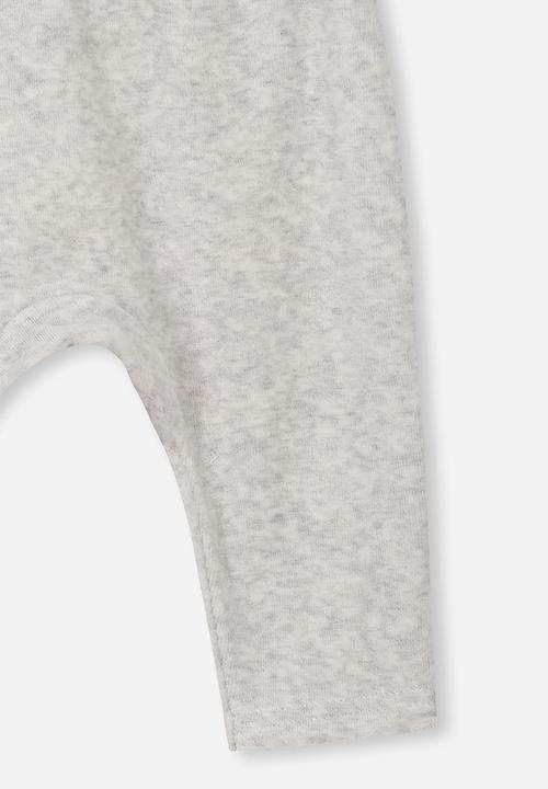Cotton On - Ella velour trackpant - grey
