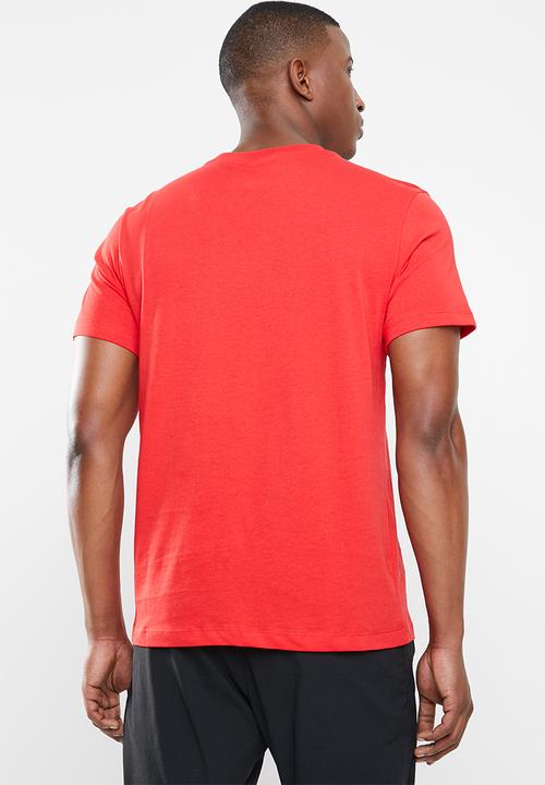 Nike - M NSW tee just do it swoosh - red & black 