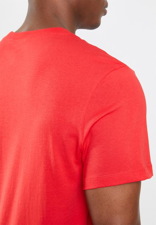 Nike - M NSW tee just do it swoosh - red & black 