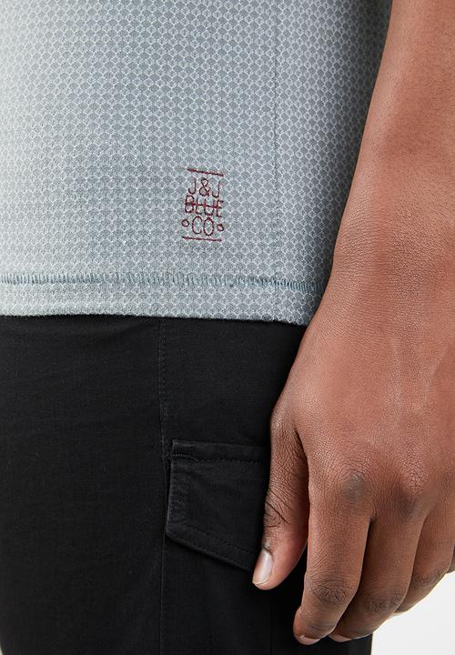 Jack & Jones - Oscar blu short sleeve crew neck tee - grey