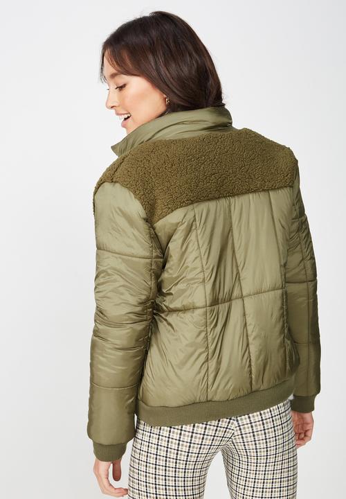 Cotton On - Cosy winter puffer  - green