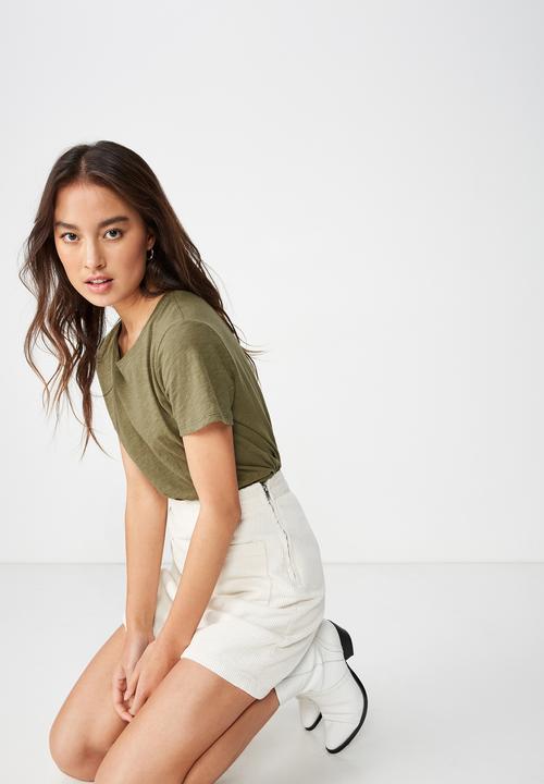 Cotton On - The crew t shirt  - green