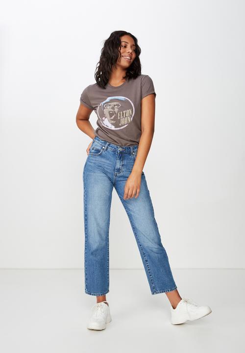 Cotton On - Classic band tee  - grey