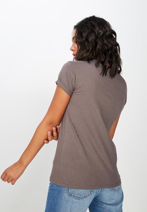 Cotton On - Classic band tee  - grey