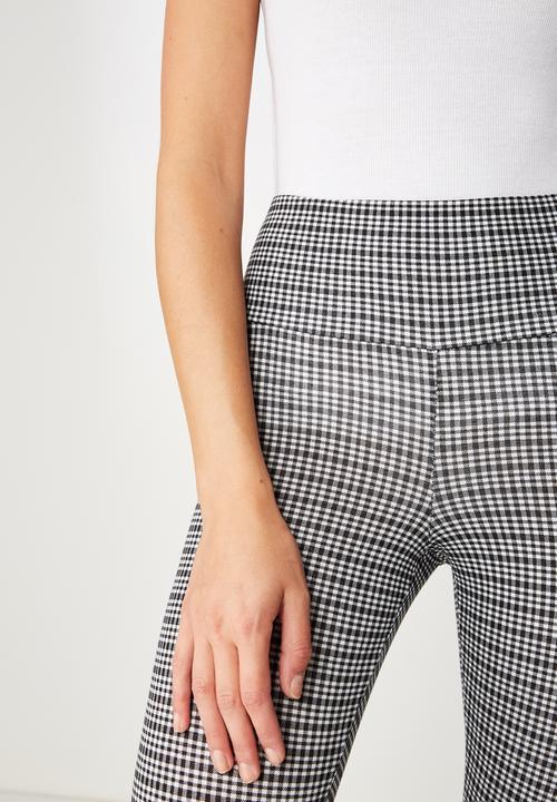 Cotton On - Dakota detail leggings  - black