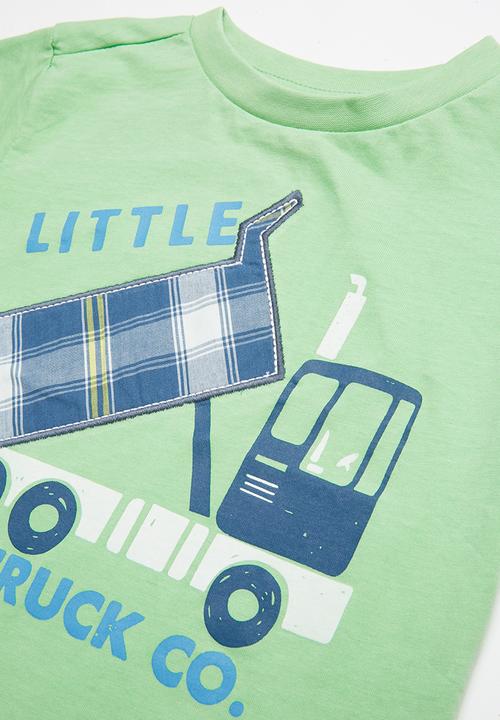 Twin Clothing - Truck printed T-shirt - green
