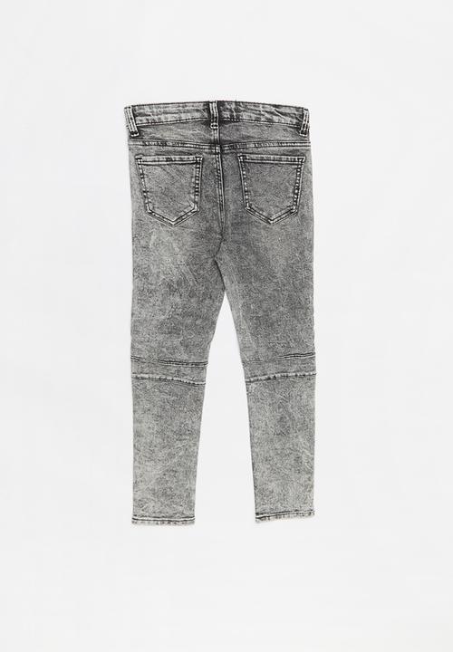 Twin Clothing - Biker denim jeans - grey