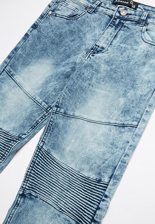 Twin Clothing - Biker denim jeans - blue