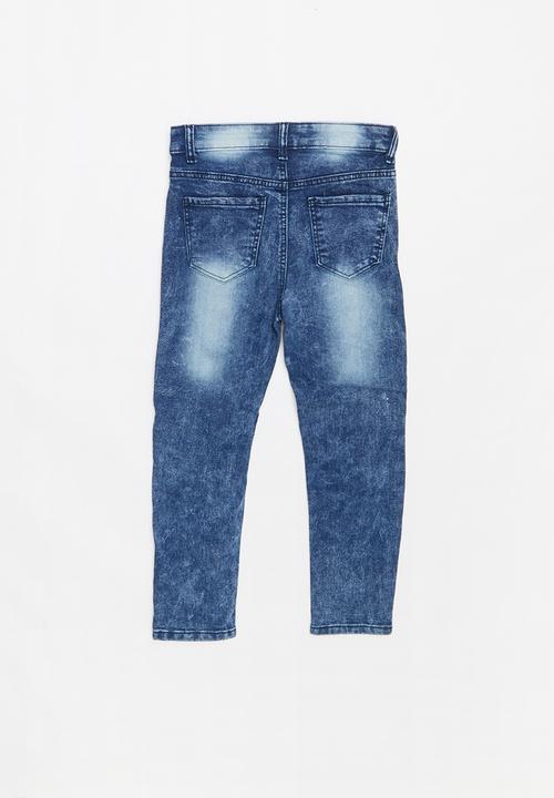 Twin Clothing - Biker denim jeans - blue