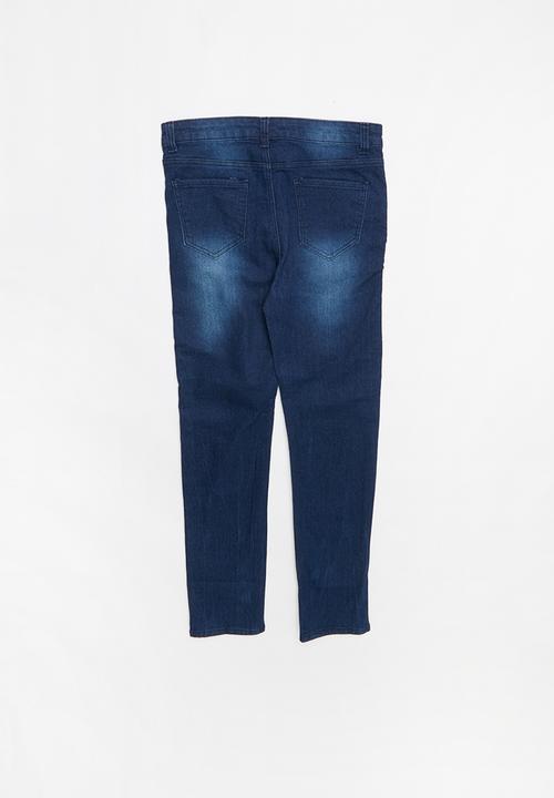 Twin Clothing - Biker denim jeans - blue