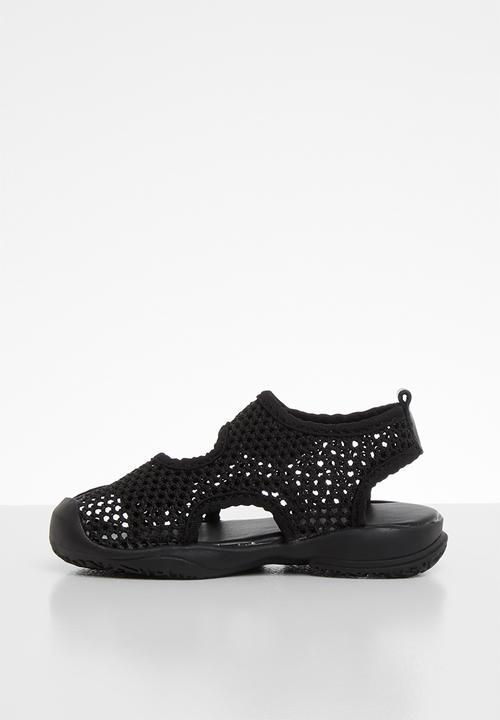 Pop Candy - Mesh cage sandal - black