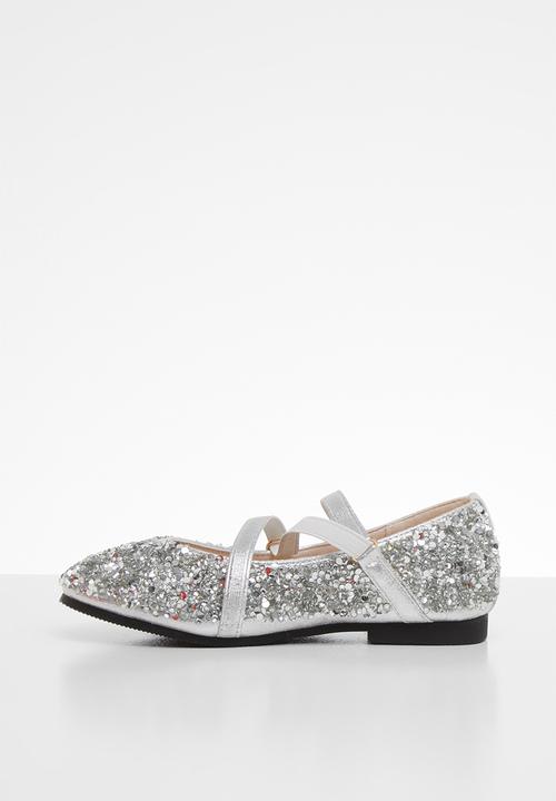 Pop Candy - Ballerina pump - silver