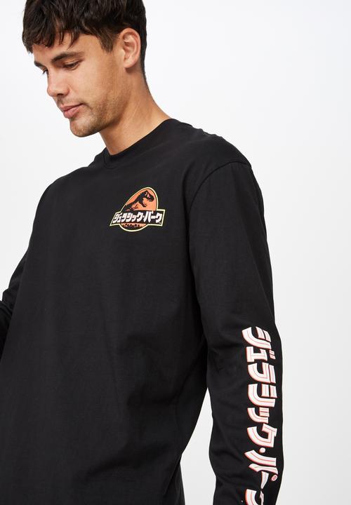 Cotton On - Tbar long sleeve collaboration tee - black 