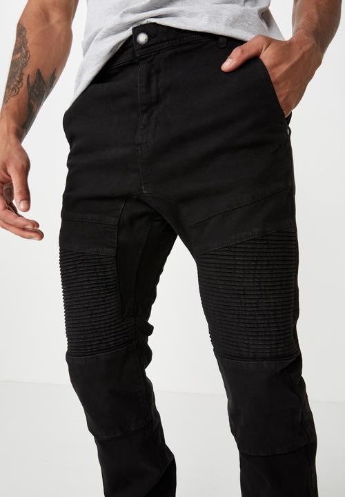 Cotton On - Slim fit denim jogger - black