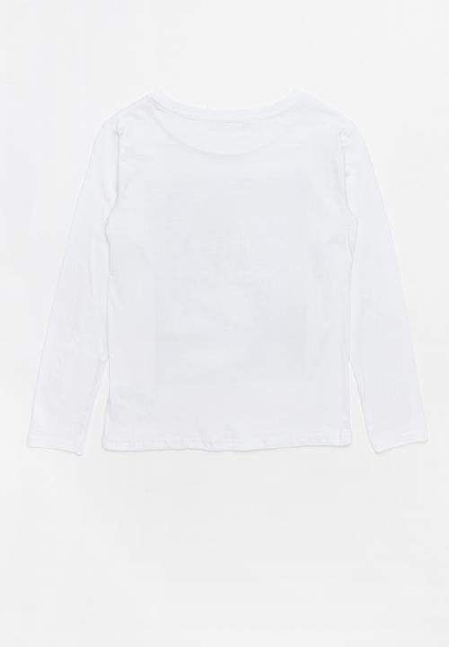MINOTI - Long sleeve top - white