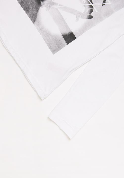 MINOTI - Long sleeve top - white